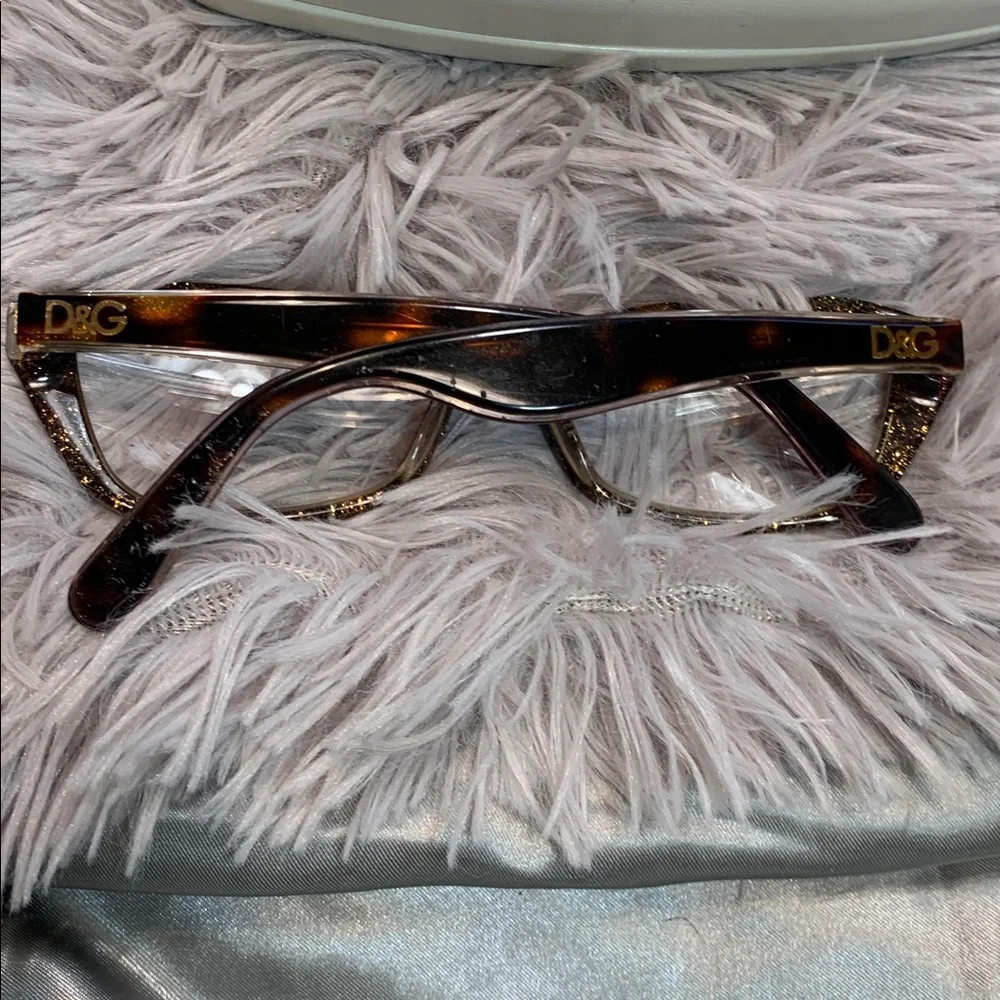 🌹VINTAGE D&G Dolce & Gabanna • Signature Women's Tortoiseshell RX  Glasses